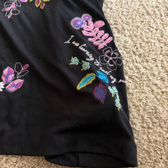 Johnny Was | Shilo Cozy Floral Embroidered Kimono Cardigan Size: Small - Picture 9 of 11